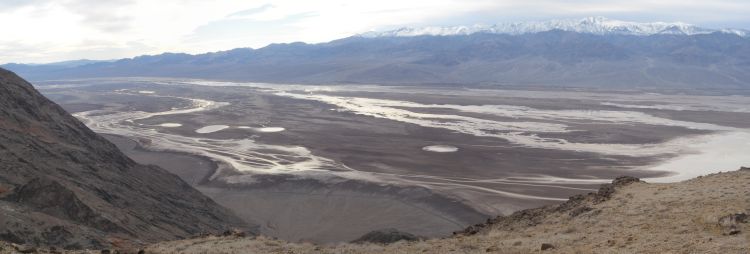 Panoramic looking to the south from the ridge