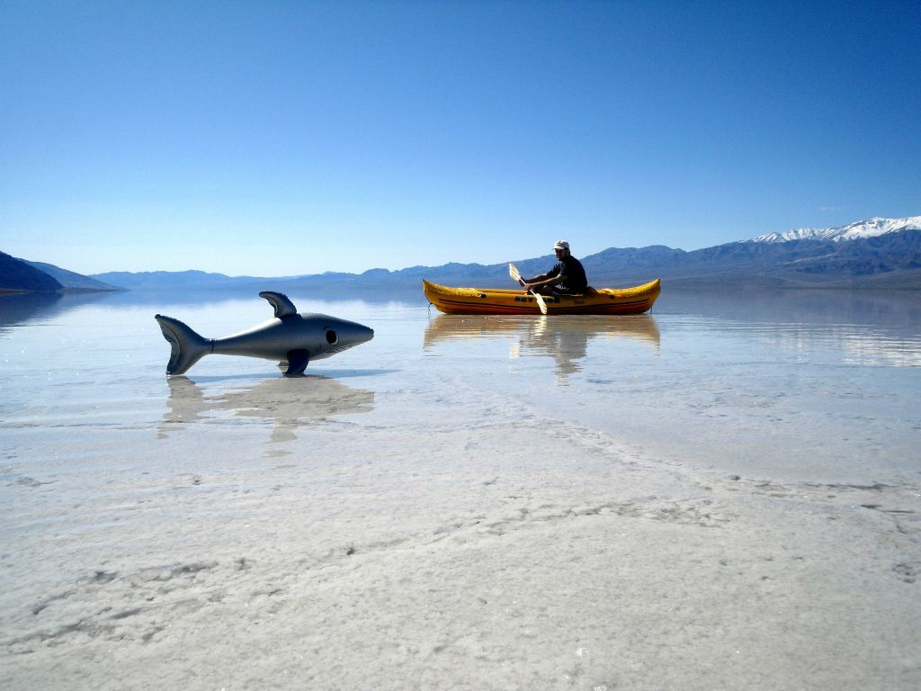Badwater Nessie was nowhere to be found, but Jaws made an appearance:
