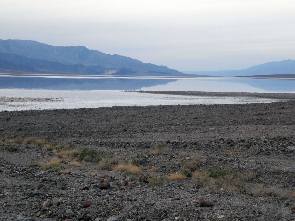 This spot just south of Badwater is where most people take their boats out onto Lake Manly for easy access to deeper water:
