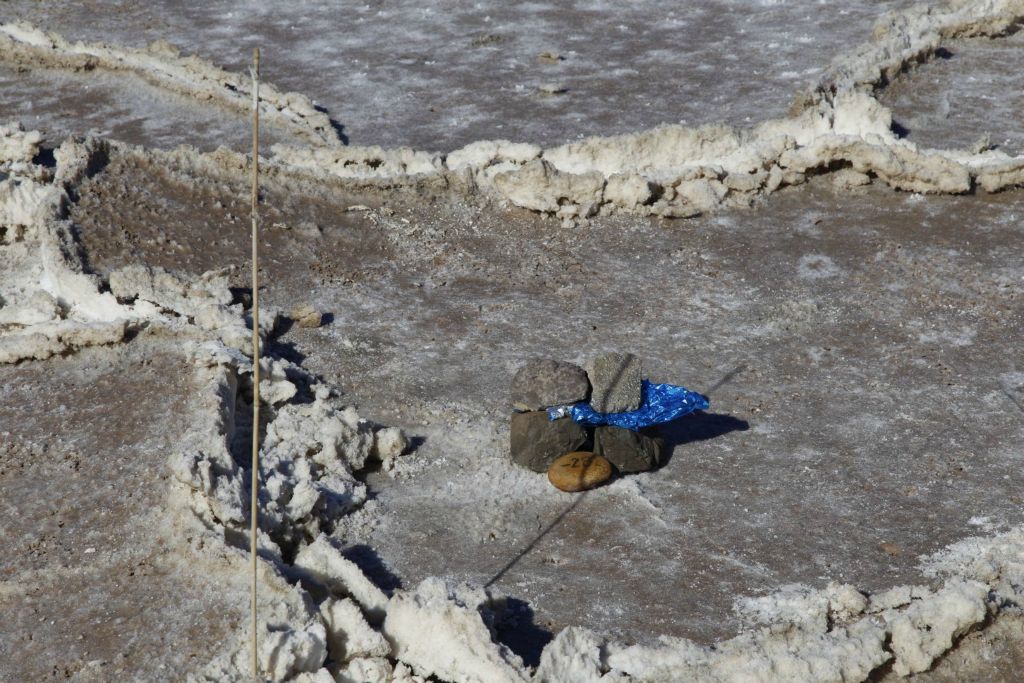 In early 2015, a hiker named Laurence provided this updated look at the Lowest Point.  It will no doubt continue to change over the years to come: