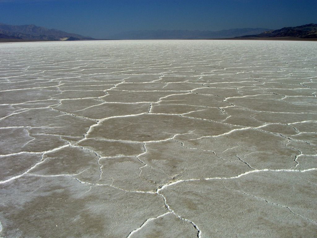 View to the north from the Actual Lowest Point.  Devil's Golf Course is located 3.03 miles to the north of here: