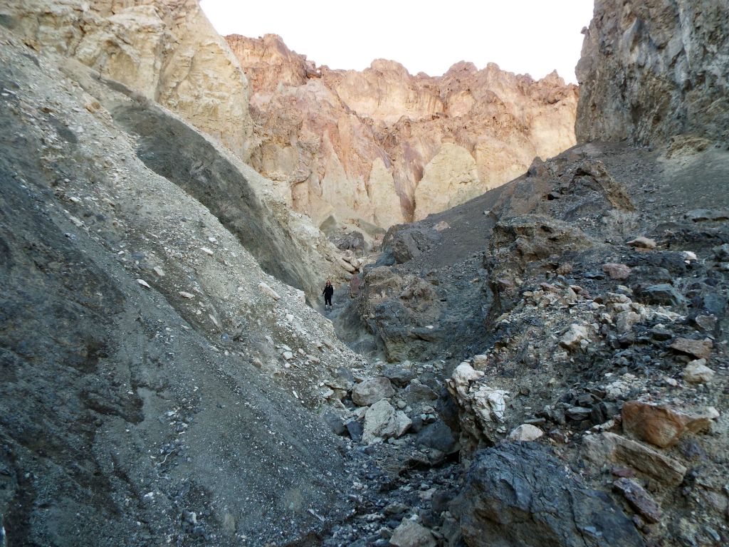 Upper Corkscrew Canyon is a majestic place of massive vertical walls and rugged but breathtaking terrain: