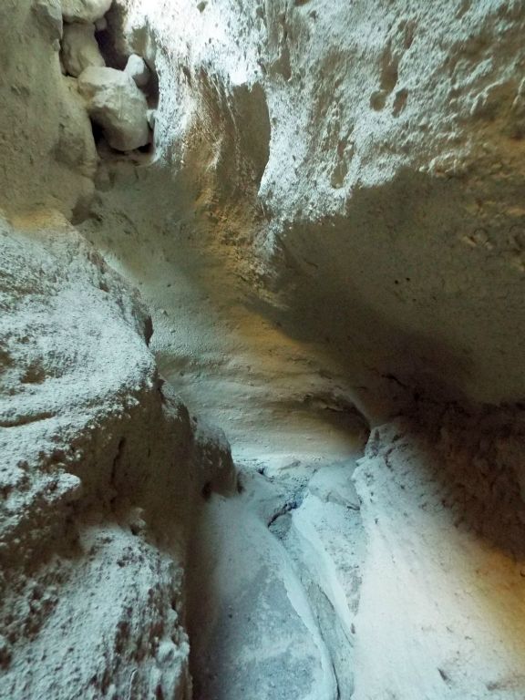 The walls are high, tight, and completely enclose hikers at uncomfortable angles: