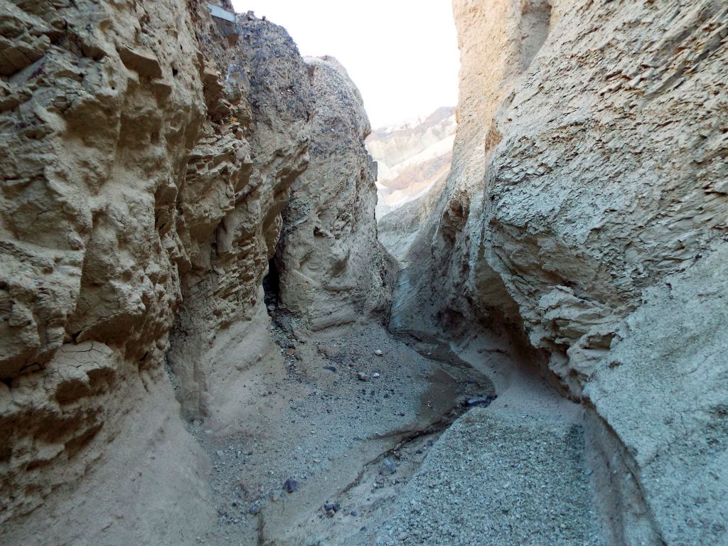 The canyon finally straightens out and heads toward a wide-open area: