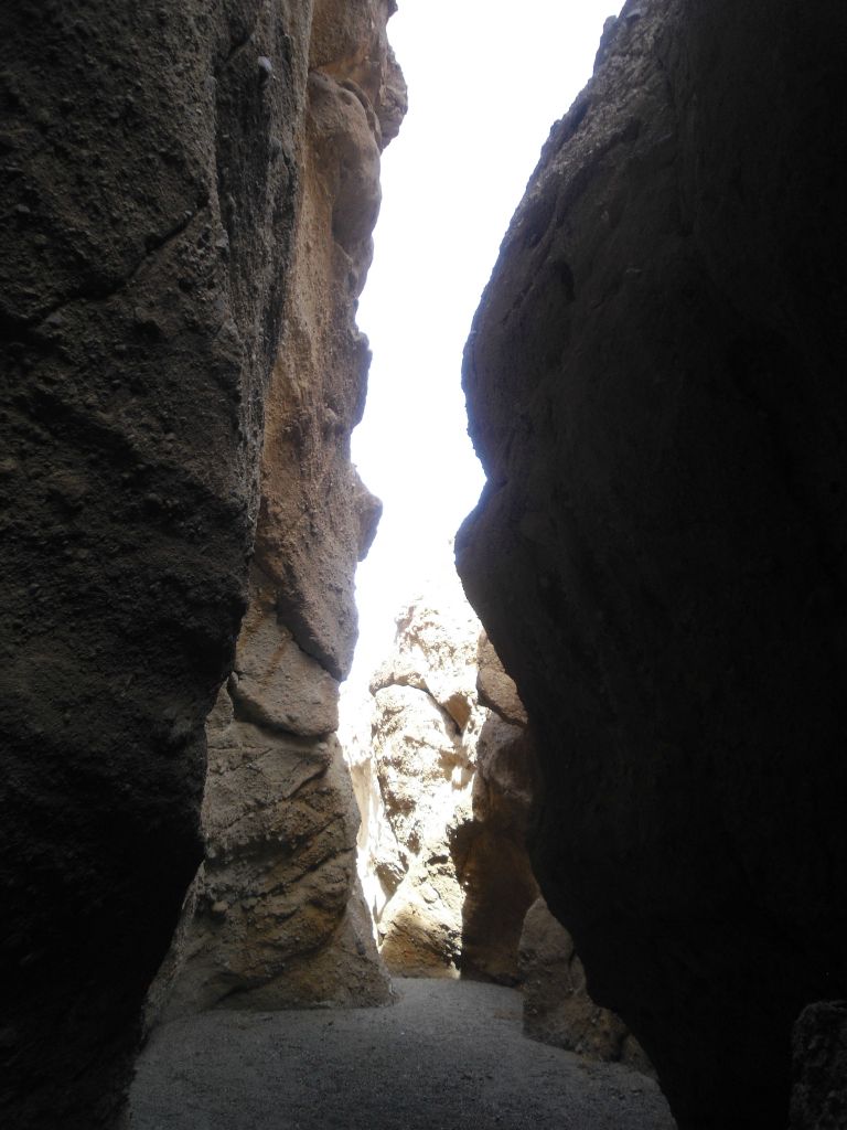 An extremely beautiful spot in the narrows of Mormon Point Canyon: