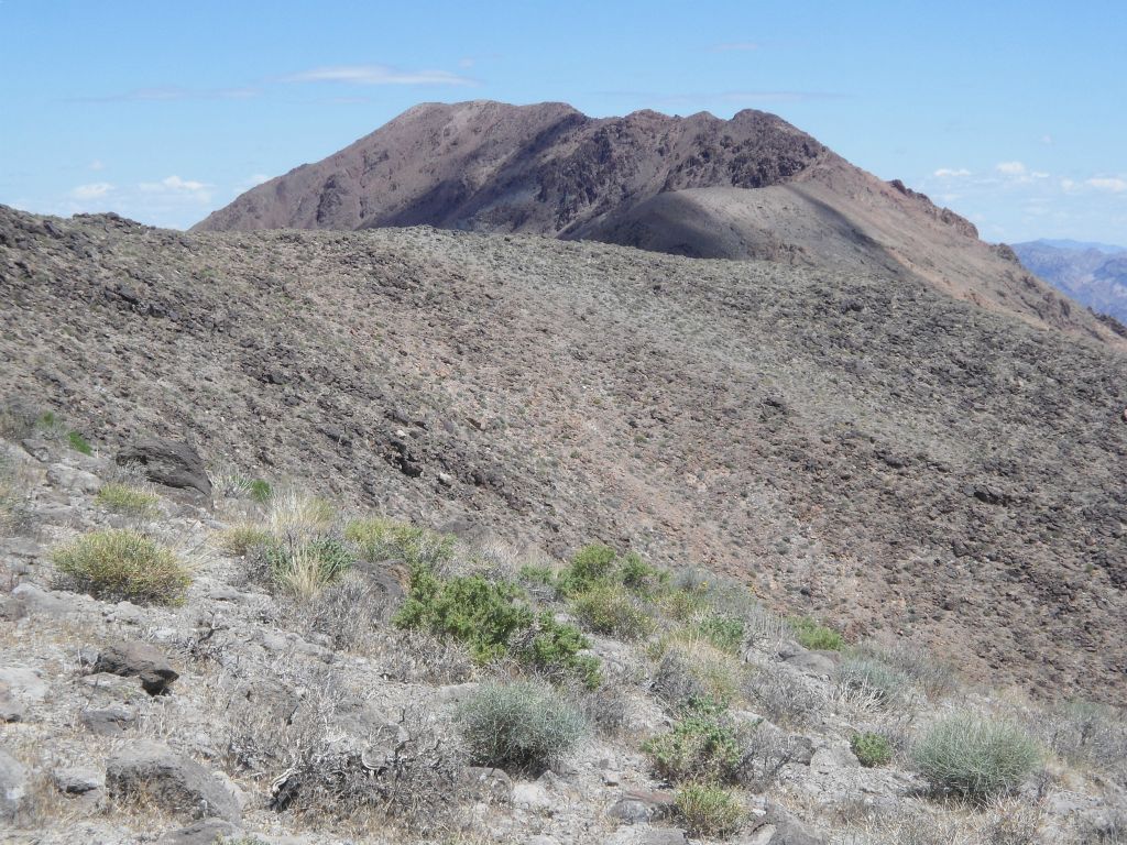 Always looking ahead to Mount Perry.  There were many outstanding views of it along the way, as seen in the next two pictures: