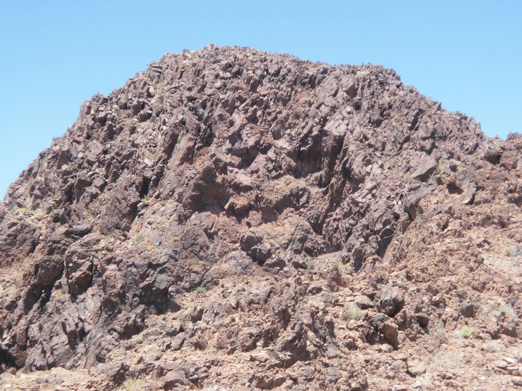 Here we had to stay to the right as we made our way up and past quite a few bumps: