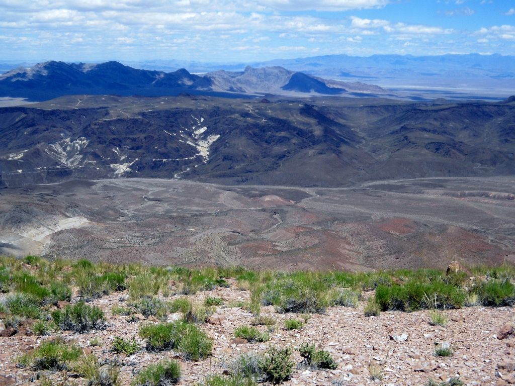 Looking to the east over the Greenwater Range: