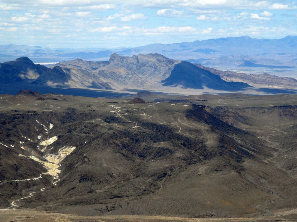 Zooming in on Bat Mountain, which is a summit just outside of the park boundaries: