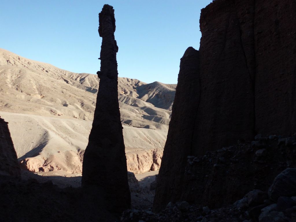 Looking back down from behind Room Pinnacle No. 1: