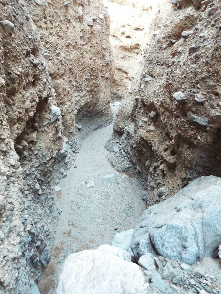 This was a fun and challenging obstacle to climb down: