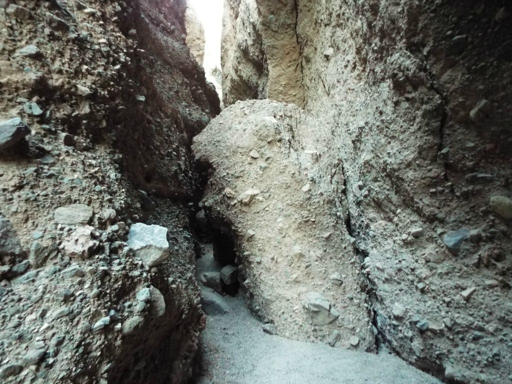 Upon making it past the obstacle, I continued down and out of Slot #3, joined Sidewinder Canyon, and hiked back to the vehicle: