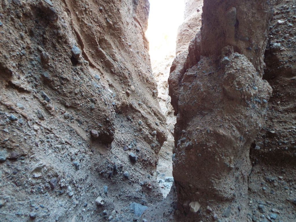 Rounding a bend where there was a large bulge in the wall: