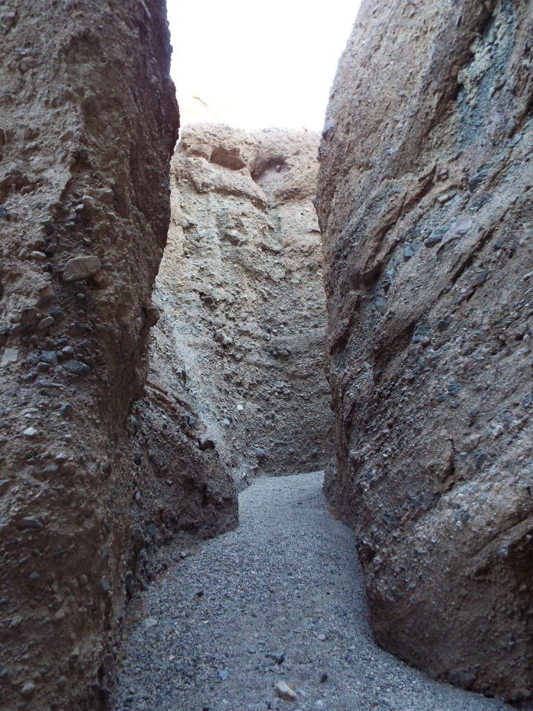 It was rare to see any farther ahead in the canyon than what can be seen here: