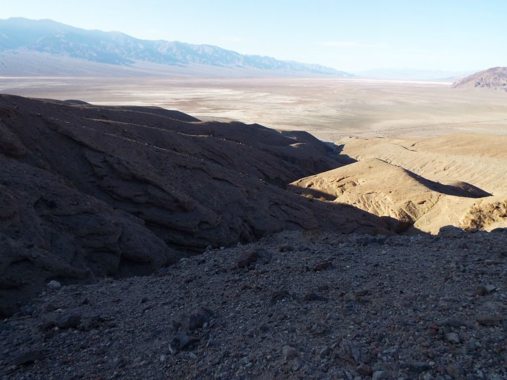 I soon climbed up onto the ridgeline, glad to be safely above Slot #1: