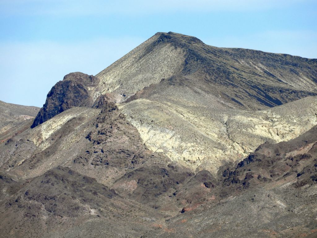 Zooming in on the unique features and rock formations surrounding Funeral Peak: