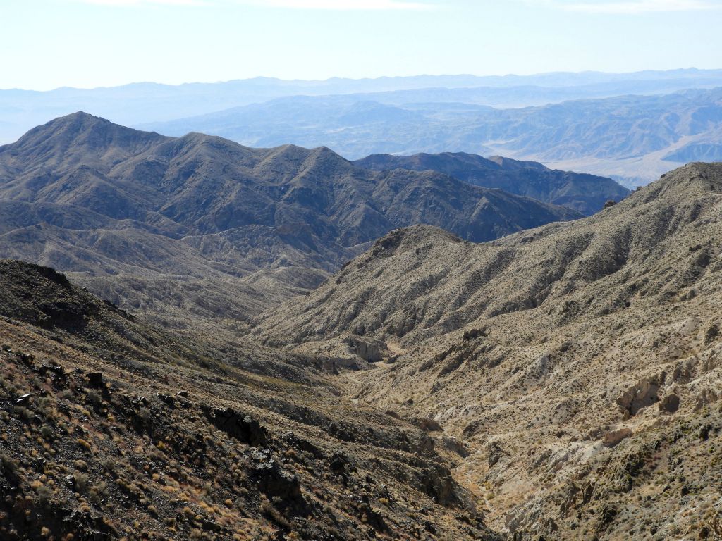 Both Desert Hound Peak (left side) and Ashford Peak (middle on the ridge behind) can be seen from here: