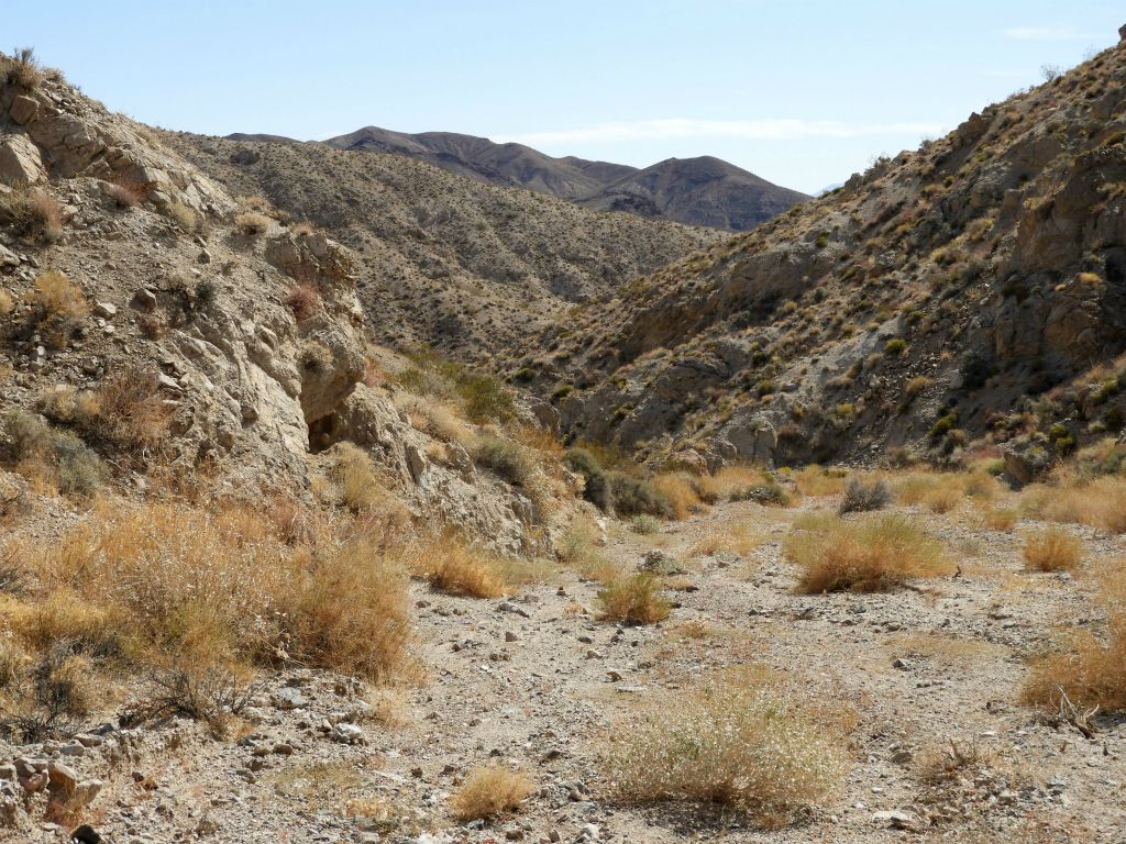 The main feature of the wash, however, is that it drops elevation quickly: