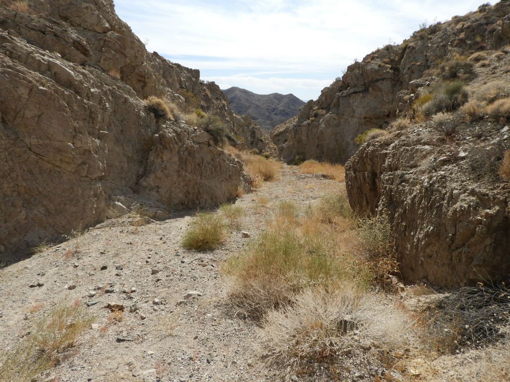 Resuming our exploration of Upper Scotty's Canyon having bypassed (with some hardship) the 1st and 2nd dry falls: