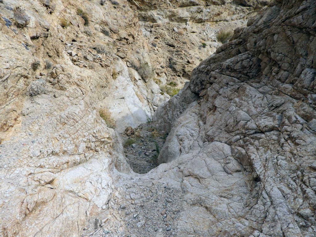 A short time later, we had to do some small climbing drops in order to continue down canyon: