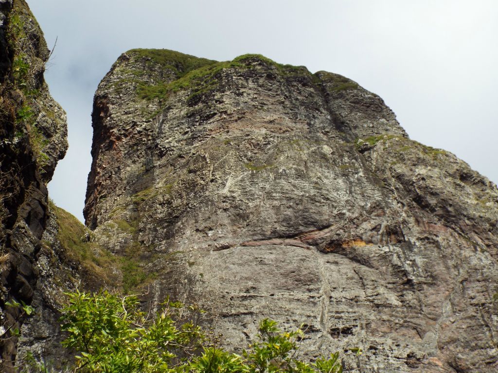 We turned a corner and were stunned by this view looking up at the face of Mount Otemanu: