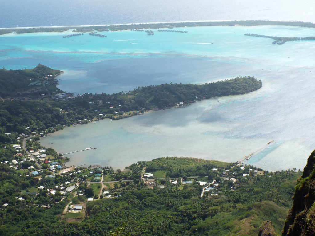Looking down at the village of Anau, where we started our journey earlier this morning: