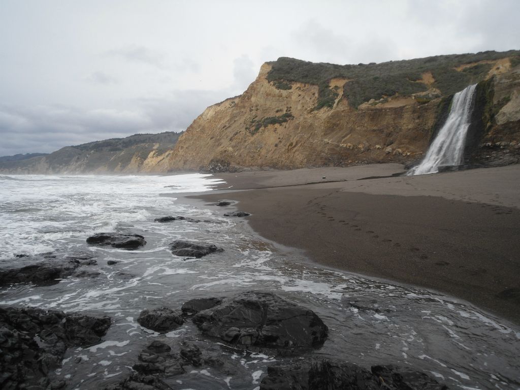 Three more views of Alamere Falls from this location, before crossing back over the drainage corridor: