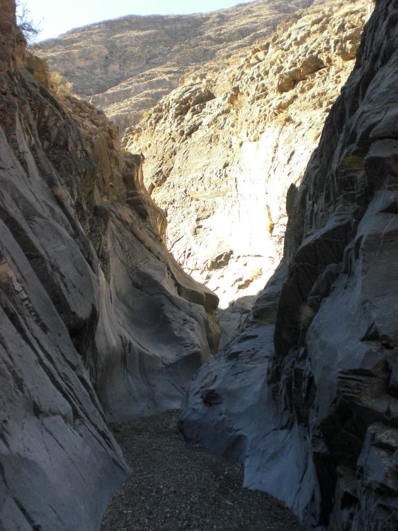 The rock inside the 3rd Narrows was even more polished and smooth than what we found in the 4th: