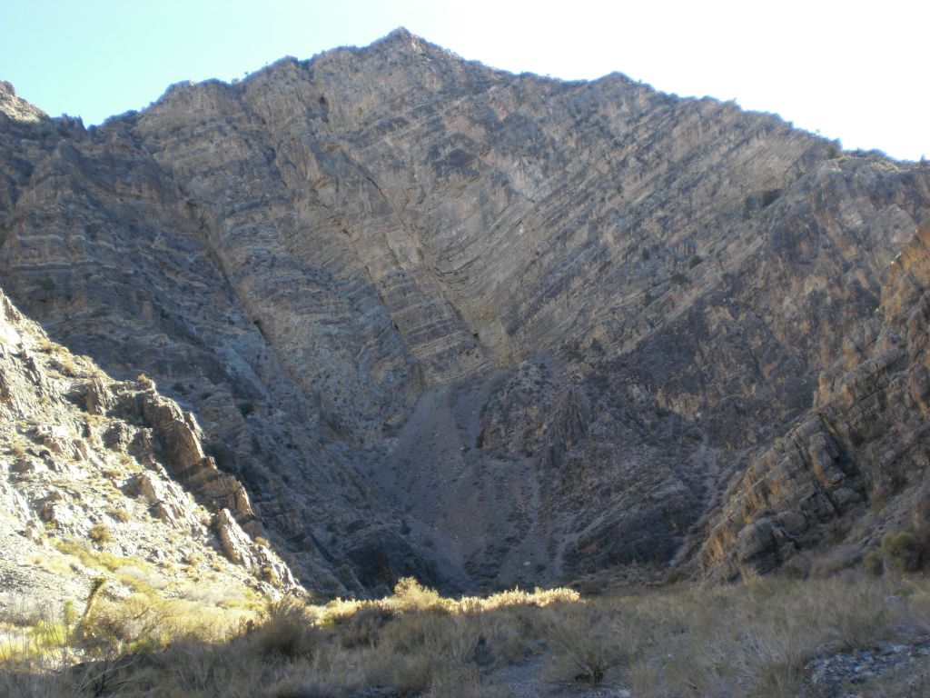 This massive peak stood tall over the gorge: