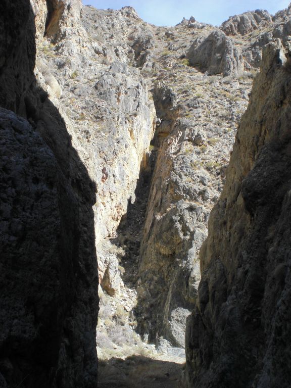 A high hillside can be outside of the narrows: