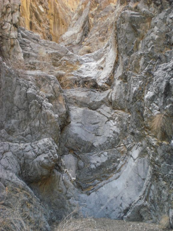 This 20 foot dry fall is where we stopped in the lower 1st Narrows: