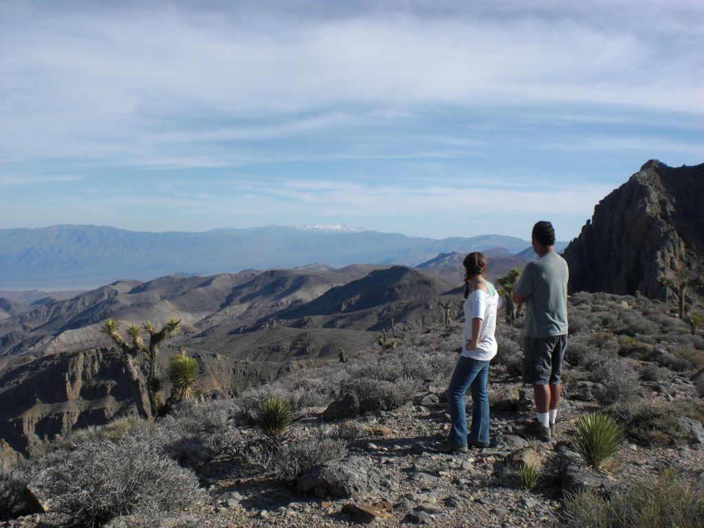 Tiffany and Steve looking back out over Dry Bone Canyon and the great journey which was nearing its end: