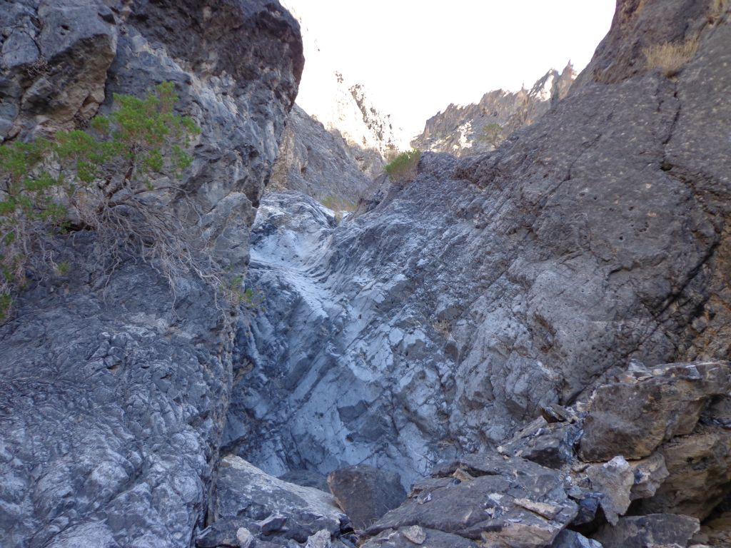 It wasn't long before another dry fall had to be climbed: