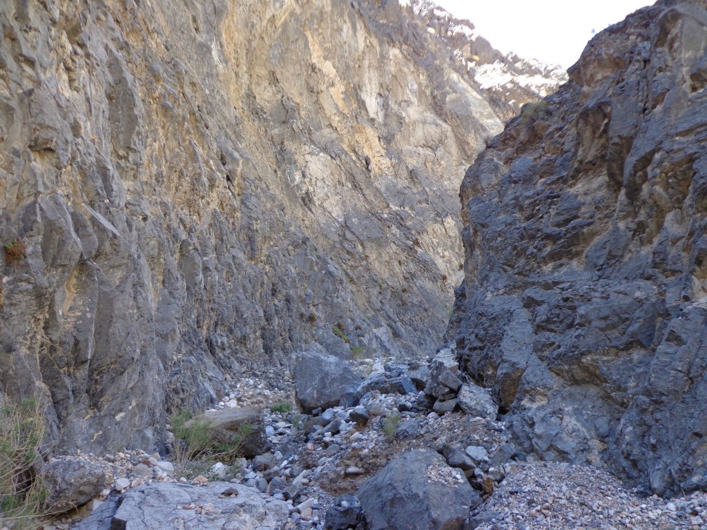 The passage got smaller as the walls closed in on us once again:
