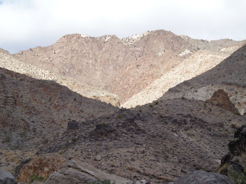 These are 7,000 foot peaks that are north of the White Top Mountain summit.  We were standing at an elevation of 3,850 feet when we took this picture: