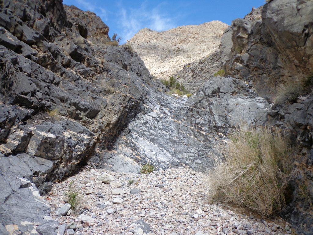 Dry falls kept appearing every so often to keep the canyon challenging: