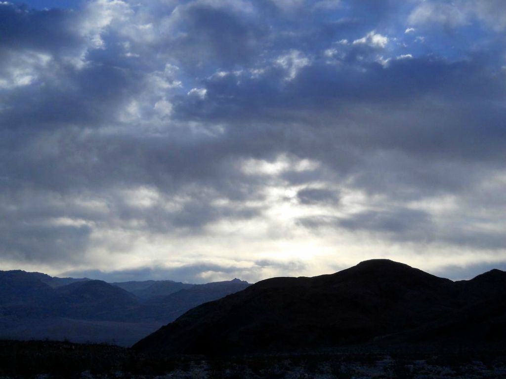 The next morning, we awoke to clear skies.  We still had wind gusts, but they were more tolerable.  It was also cold outside:
