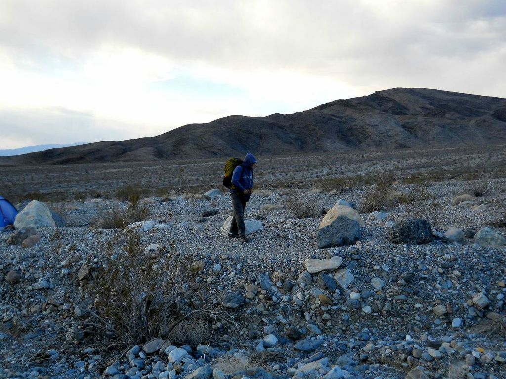 It was a good thing we brought cold weather clothing with us, so we could get bundled up for the Day 2 hike: