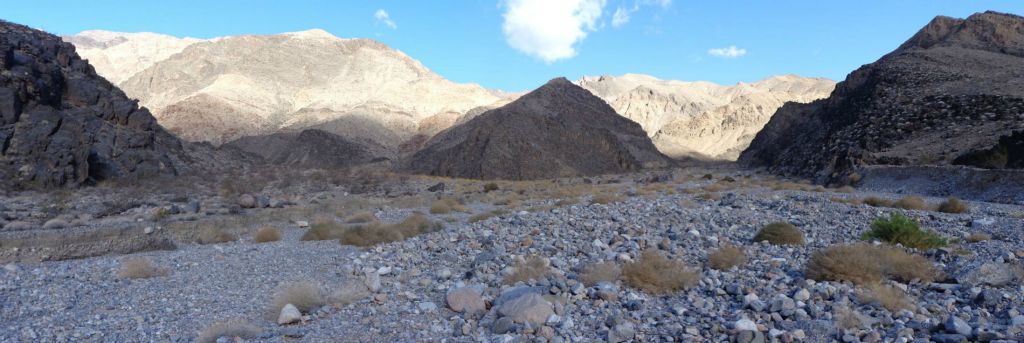 This amazing panoramic shows the junction of Dry Bone Cyn (left) and Dry Bone MSC (right):
