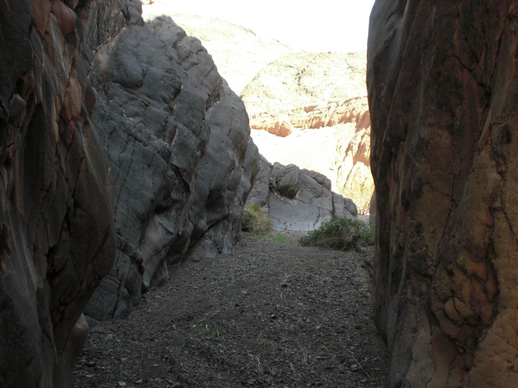 Exiting the Lower Hidden Bridge Canyon narrows and hiking out of this area was a sad moment.  We are really going to miss this place: