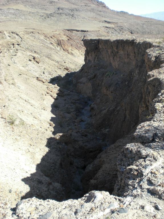 After a while we got cliffed out and had to work our way around this area until we could find a safe way down.  Some groups have had trouble figuring out this area, but we didn't: