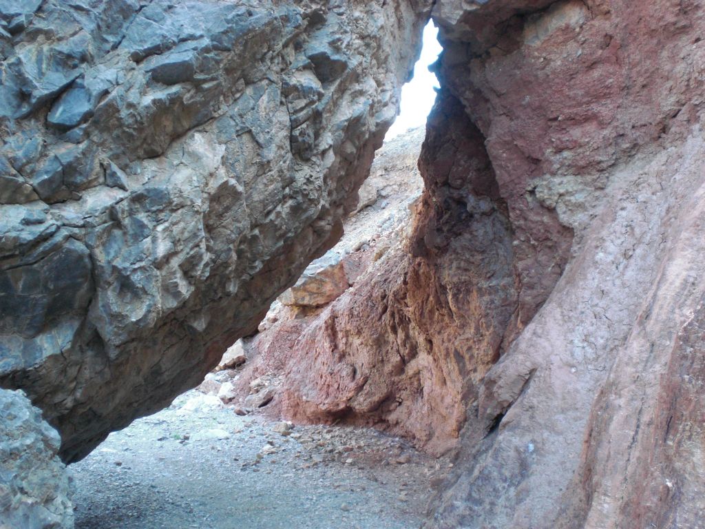 And it was only fitting that our hike would end by finding another natural bridge.  This one would either be classified as a minor natural bridge or a false natural bridge: