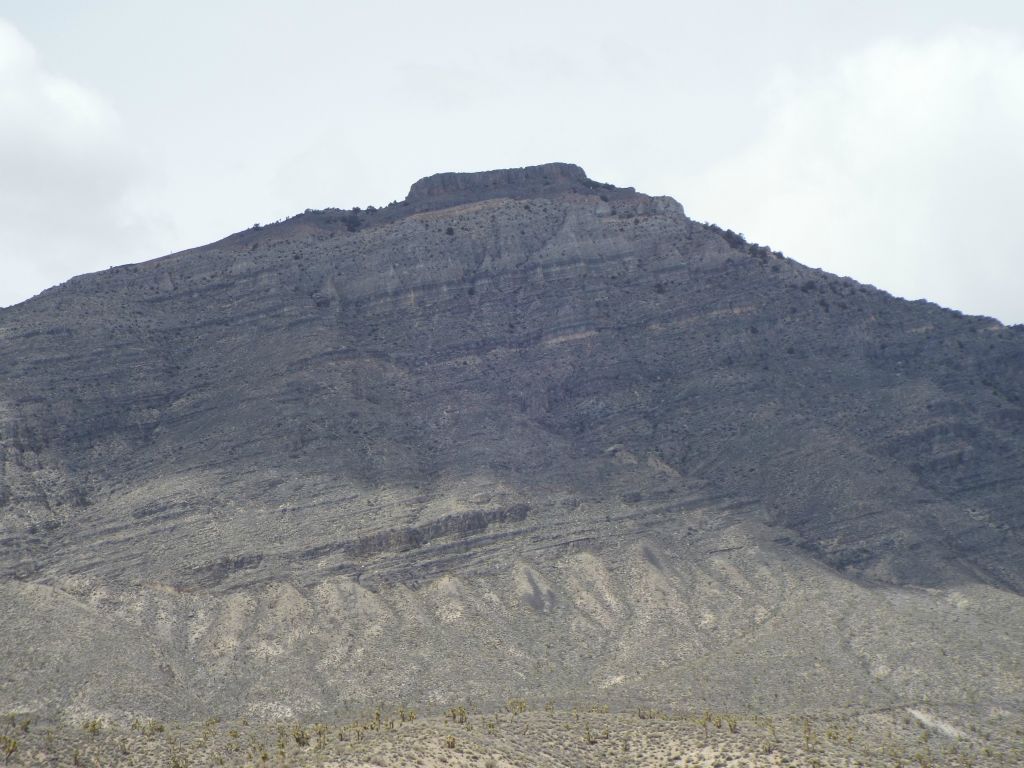 The Tin Mountain summit was no longer visible, but we had a nice view of the elevated rocky top of this hillside: