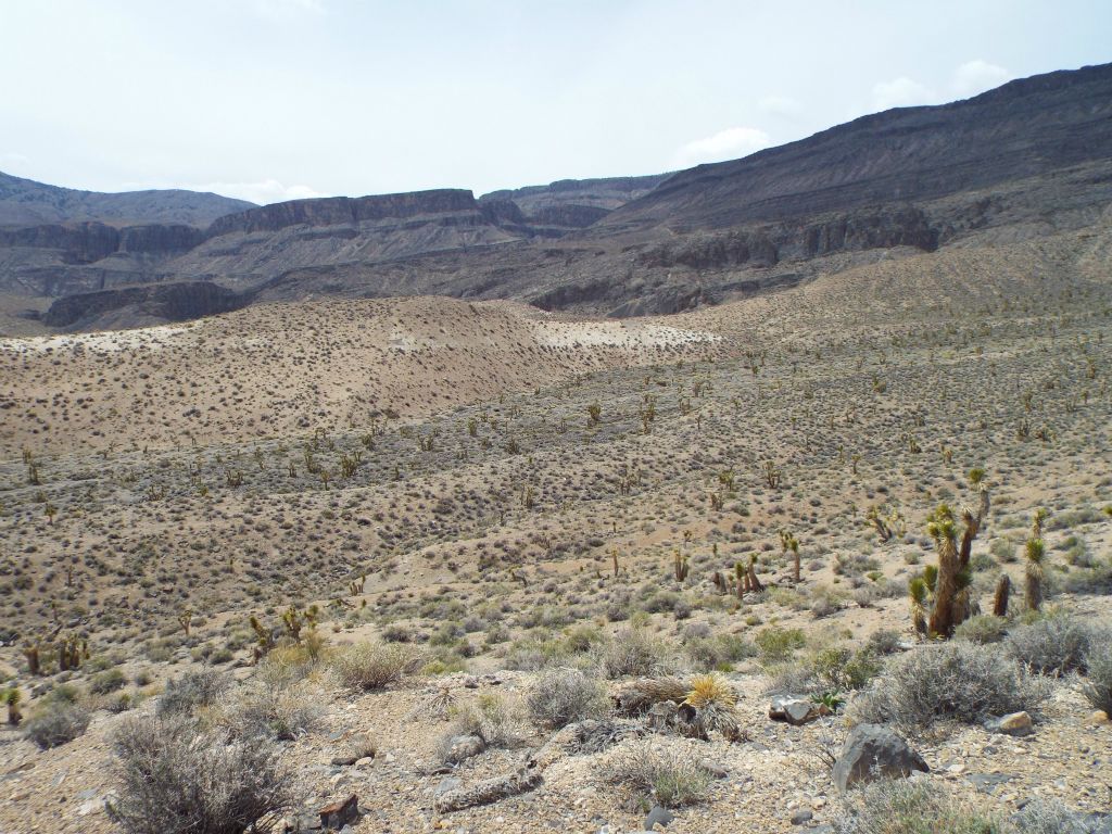 We hiked over several small ridges and could see more crossings in the distance: