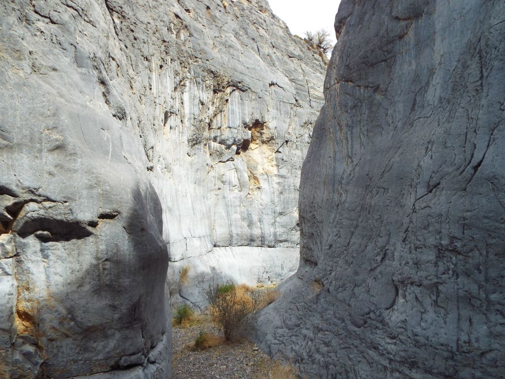 Bright afternoon sunshine lighting up the narrows: