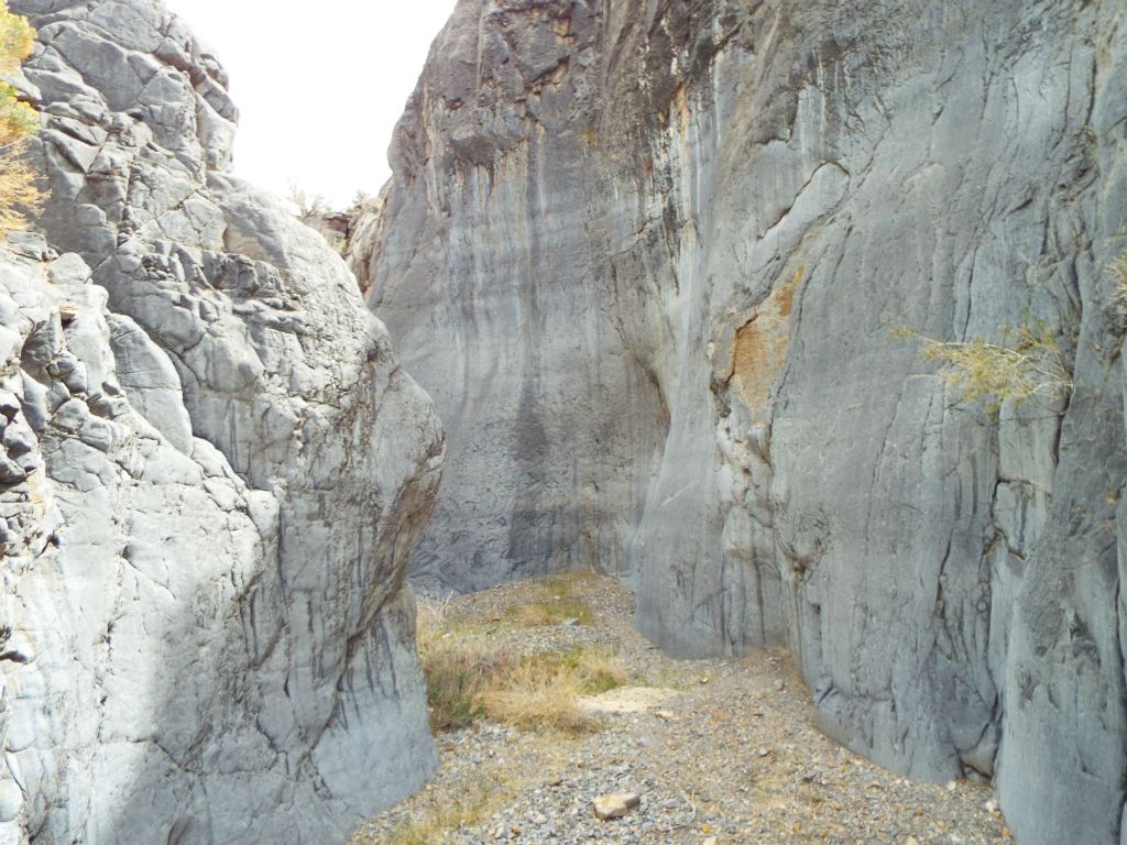 As you may have noticed, there was not an abundance of places to climb out of the canyon on short notice: