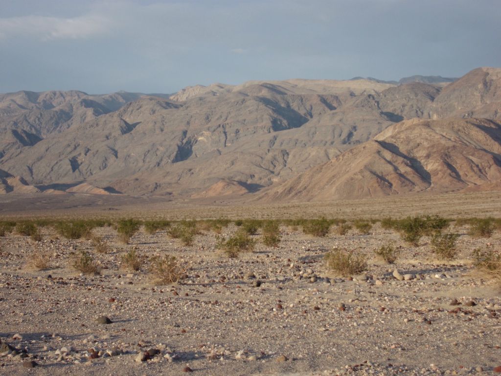 We were hiking toward the center of the picture to keep our bearings:
