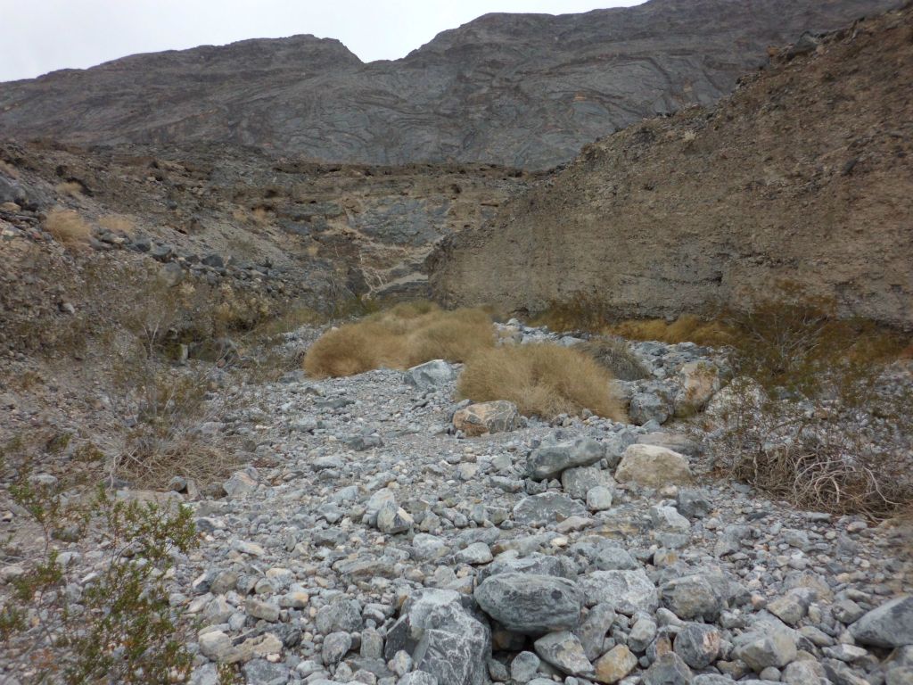 After getting a picture of that dramatic view, I dropped back down and walked into the start of Slab Canyon.  It had been 8 long miles of hiking just to reach the starting point of the canyon: