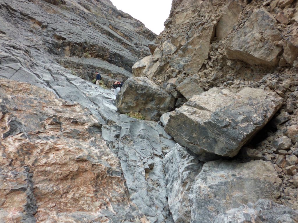 Starting with this climb, things got considerably steeper: