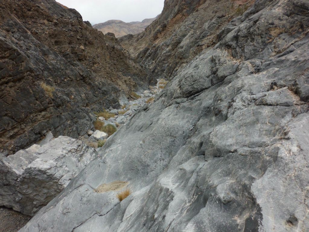 And a little bit higher up, there was an even better view showcasing the slab: